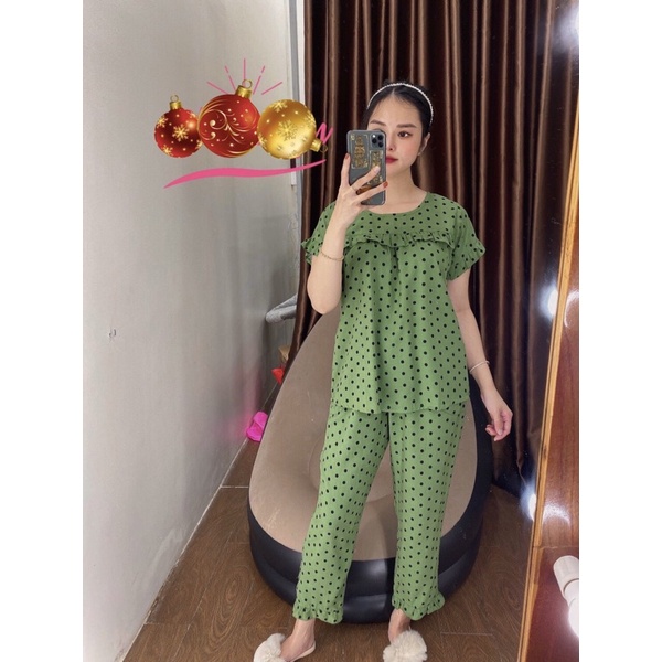 Đồ bộ tole 9 tấc tay ngắn tole màu