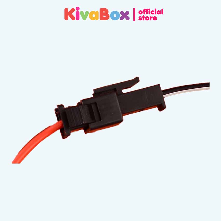 Pin sạc, cáp sạc pin 14500 3.7v 500mAh KIVABOX dành cho các loại xe điều khiển từ xa loại tròn cổng SM