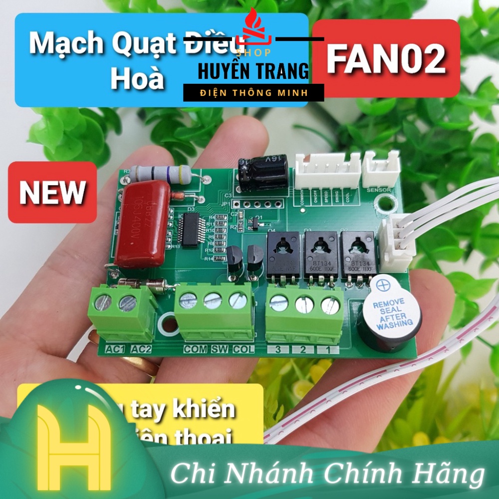 Mạch Điều Khiển Quạt Điều Hòa🍀Quạt Phun Sương 🍀QT-322 FAN02 FAN01🍀Bo Mạch Quạt Từ Xa Thông Minh