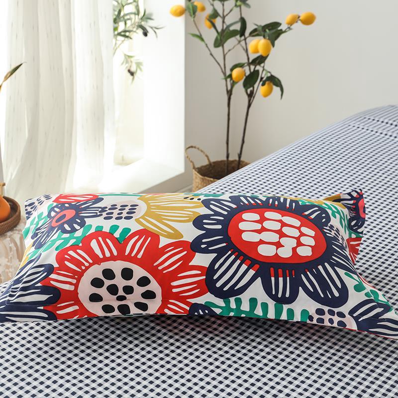 Cotton Poly Nhập Khẩu - Hoa Mặt Trời Đỏ SP001233