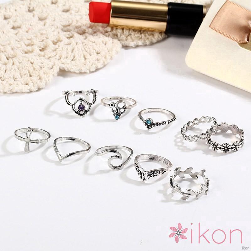 Korean Fashion Daisy Flower Rings Alloy Stud Gold Nhẫn