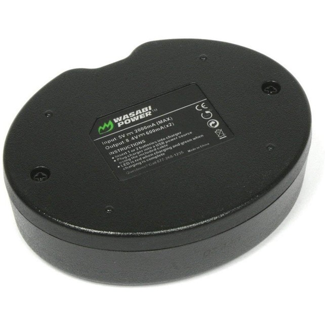 Sạc đôi Wasabi cho pin Canon LP-E6