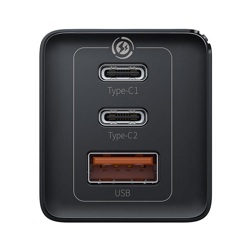 Sạc nhanh Baseus Gan 2 Pro Quick Charger 65W / 45W 2 cổng Type C + USB cho Smartphone/ Tablet/ iPad/ Macbook/ Laptop