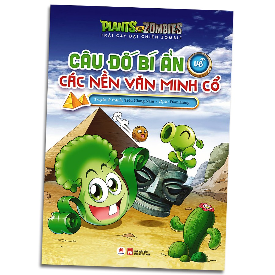 Sách - Trái Cây Đại Chiến Zombie - Câu Đố Bí Ẩn Về Các Nền Văn Minh Cổ