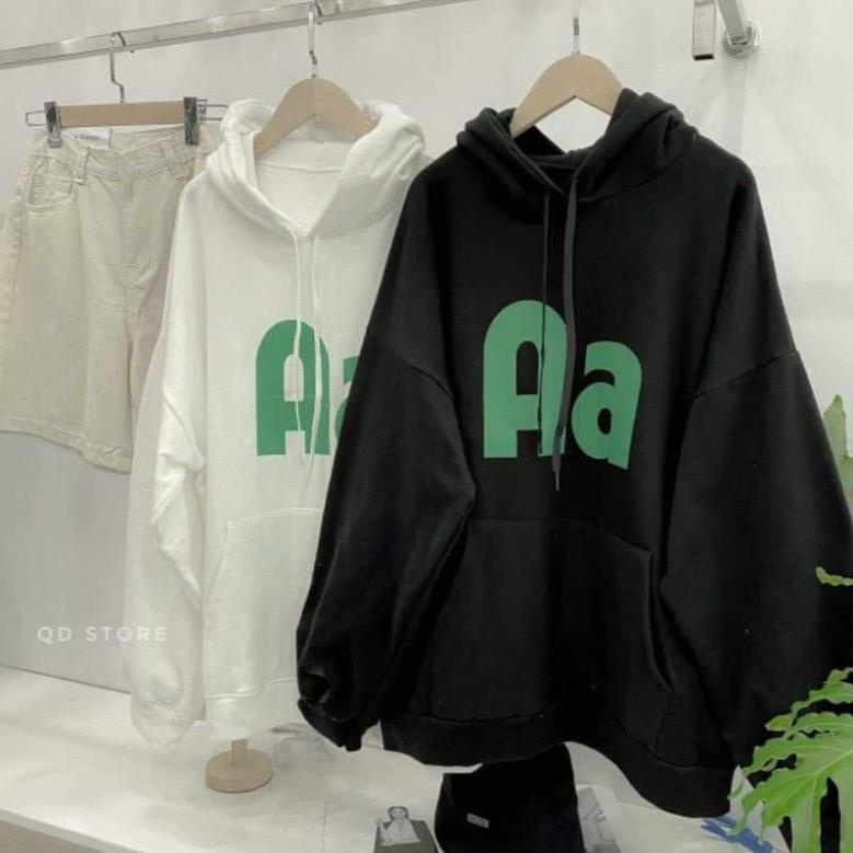 Áo Hoodie Nam Nữ Form Rộng Chất Nỉ Lót Bông Dày Dặn Aa