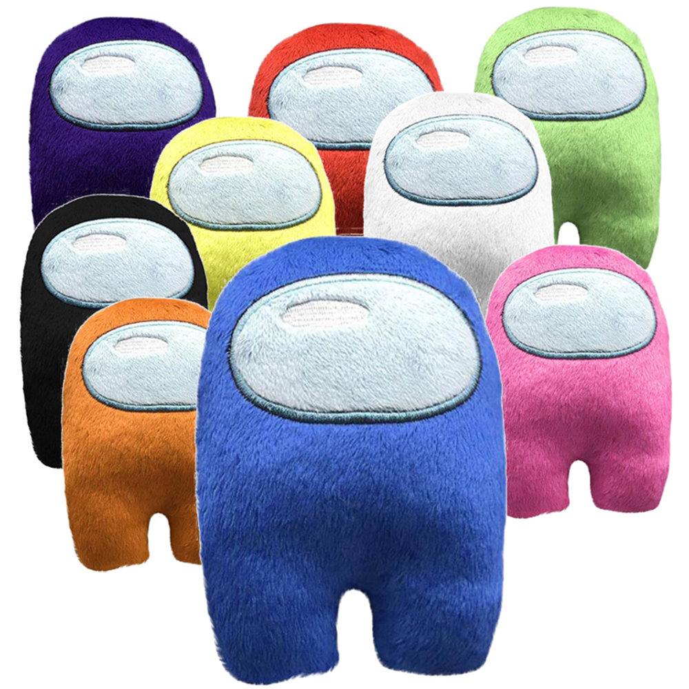 USNOW Children Plush Dolls 10cm Soft Stuffed Dolls Plush Toys Gift Kawaii Among Us Plushie Kids Squeeze Sound