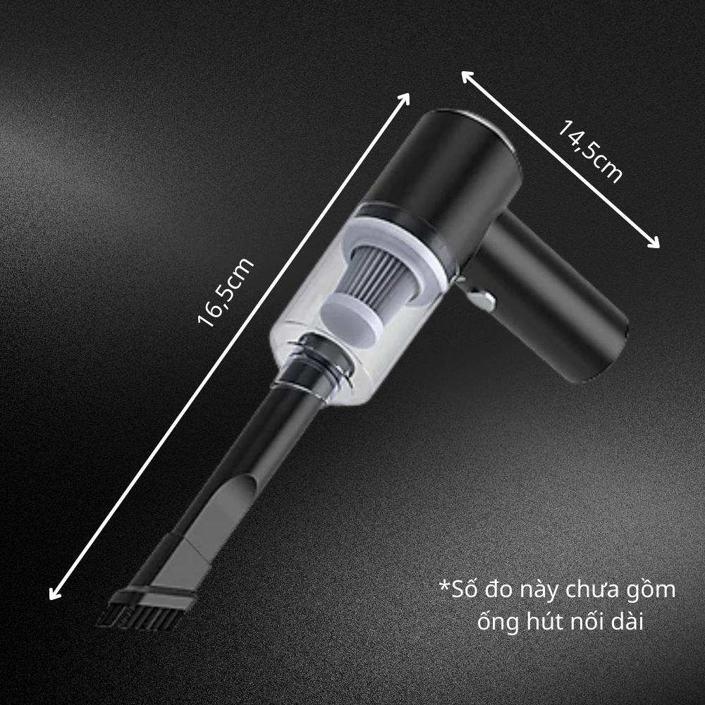 Máy Hút Bụi Mini Cầm Tay Lực Hút 9000pA, Hút Bụi Sạch Sẽ Mọi Nơi Nhanh Chóng