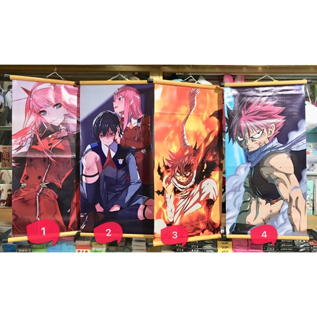 Ảnh anime fairytall có khung treo