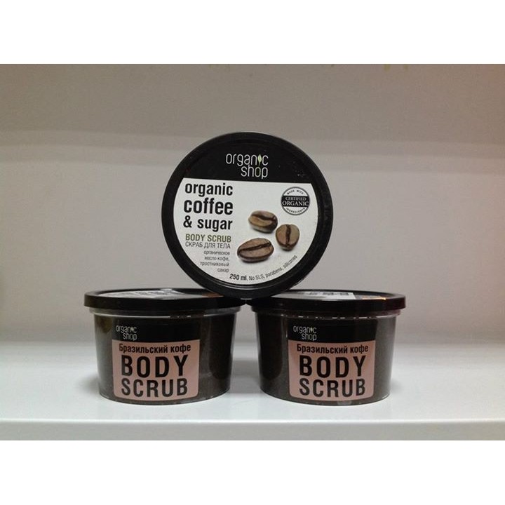  Tẩy da chết toàn thân Organic Coffee & Sugar Body Scrub | BigBuy360 - bigbuy360.vn