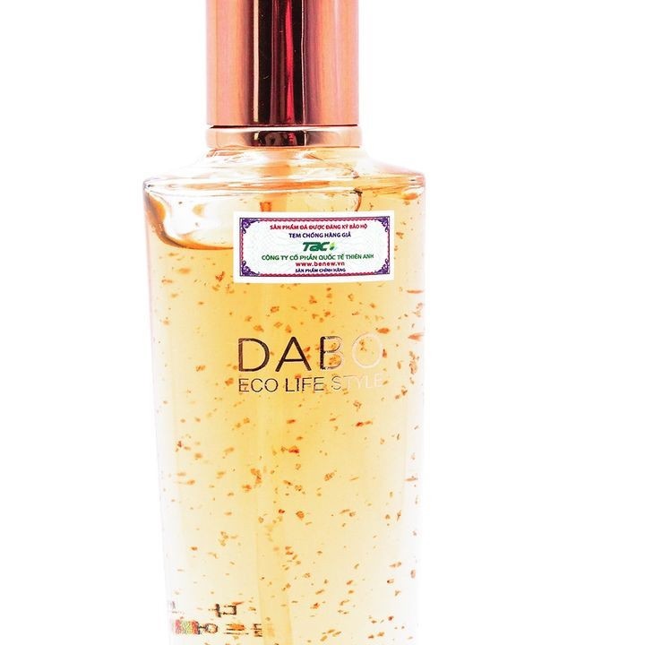 Tinh chất serum vàng 24K dưỡng trắng da DABO Hàn quốc 150ml/Hộp Và 1 gói tẩy da chết Beauskin Apple 3ml/gói