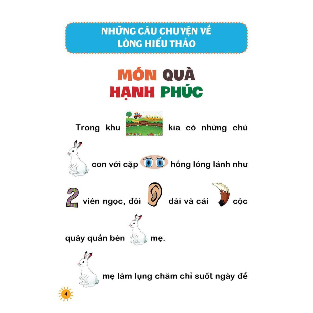 Sách - Truyện tư duy hình ảnh , những câu chuyện về lòng hiếu thảo, sự trung thực khiêm tốn