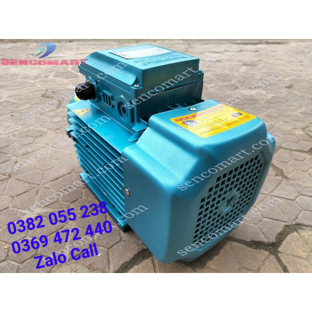 Mô tơ động cơ điện điện 1 pha 3kw vòng tua 1400v/p, hàng chính hãng, bảo hành 12 tháng