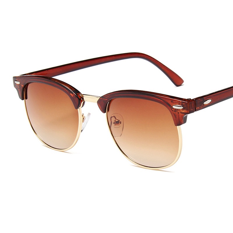 Kính Chống Nắng Phân Cực Gọng Đính Đinh Tán Thiết Kế Sang Trọng Phong Cách Retro