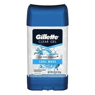 Lăn khử mùi dạng gel Gillette Clear Gel Cool Wave - Mỹ - 107g