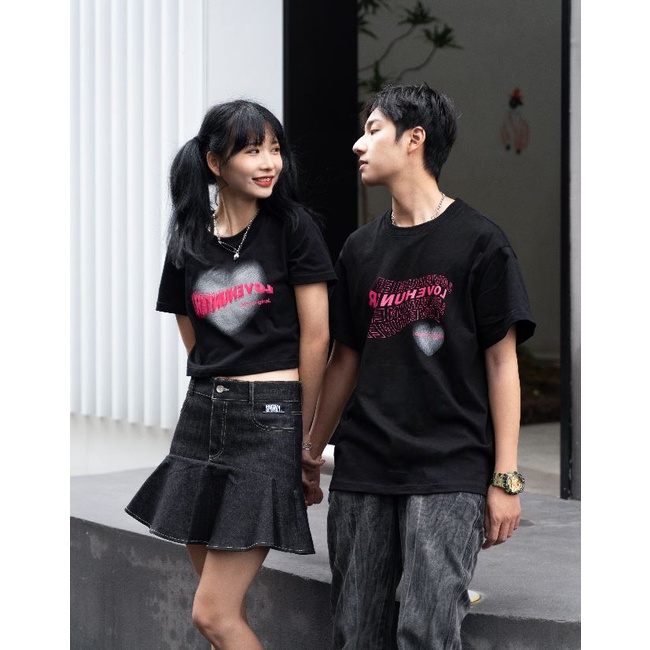 Áo Thun Ngắn Tay Cổ Tròn Dáng Ôm In Họa Tiết Kiểu retro Thời Trang Cho Nữ