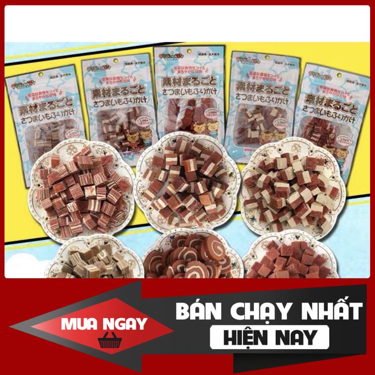 [❌GIÁ SỈ❌] Bánh thưởng thịt bò heo bổ sung protein và dinh dưỡng cho chó mèo 100gr ❤️