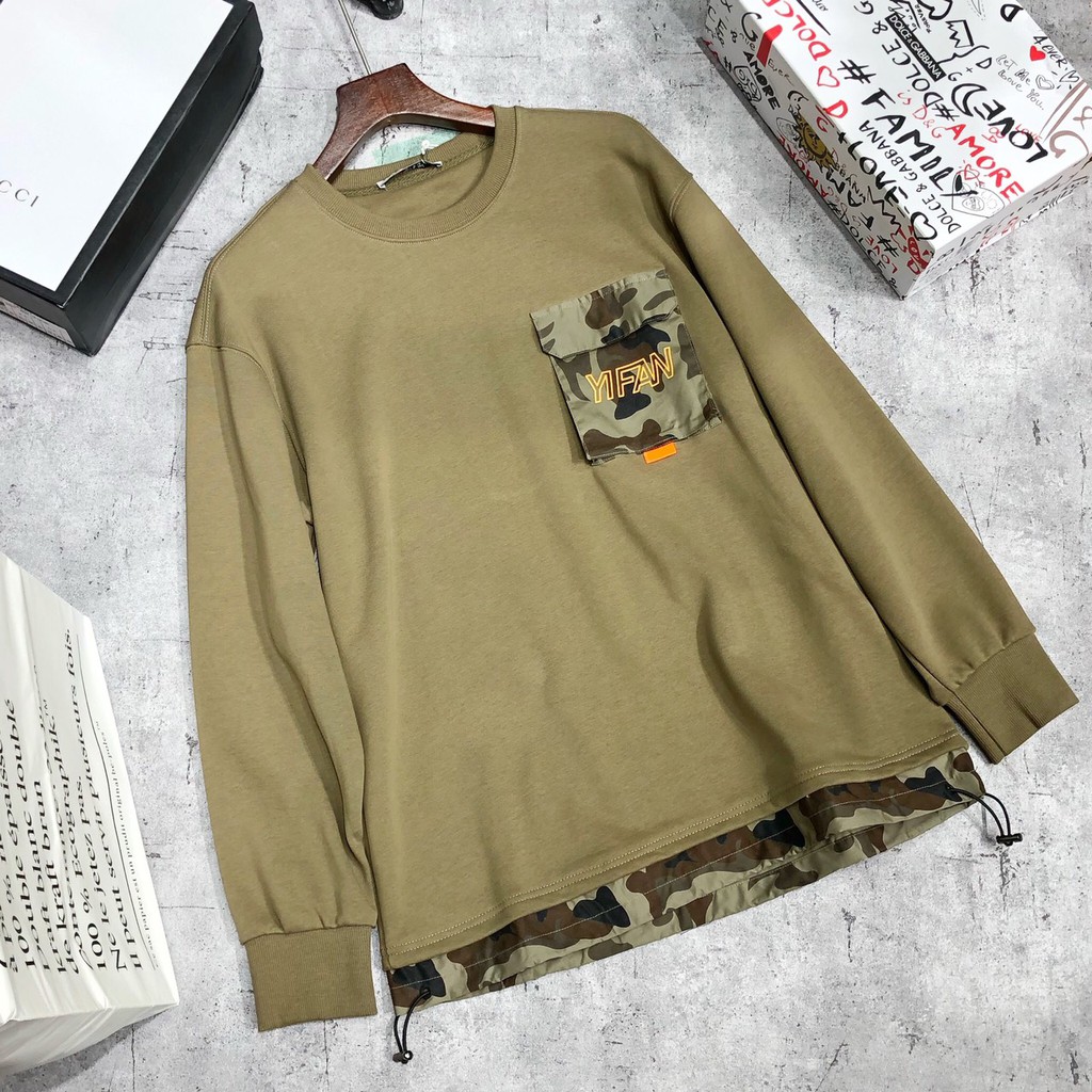 Áo thun nam nỉ sweater cotton cao cấp ANSW31