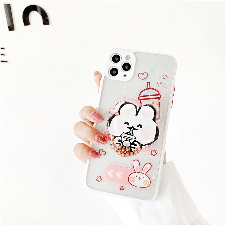 Ốp lưng iphone Milk Tea kèm pop 5/5s/6/6plus/6s/6splus/7/7plus/8/8plus/x/xr/xs/11/12/pro/max/plus/promax | BigBuy360 - bigbuy360.vn