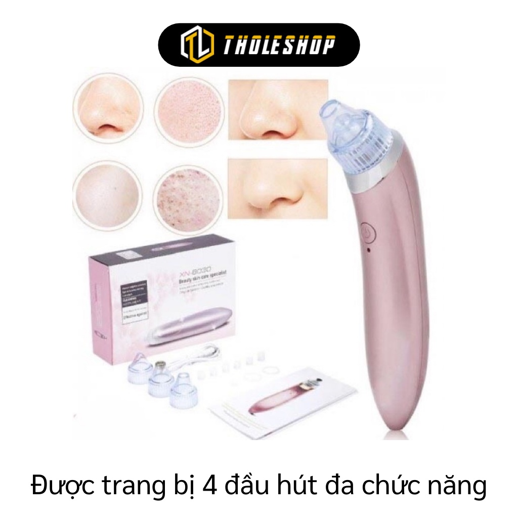 Máy Hút Mụn - Máy Làm Sạch Mụn Đầu Đen, Mụn Cám, Beauty Skin Care XN-8030 Có 4 Đầu Hút 3464