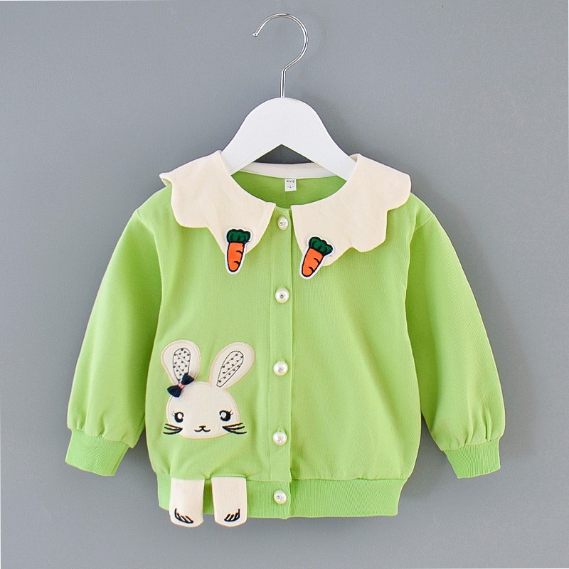 Áo Khoác Cardigan Hình Thỏ Xinh Xắn Dành Cho Bé