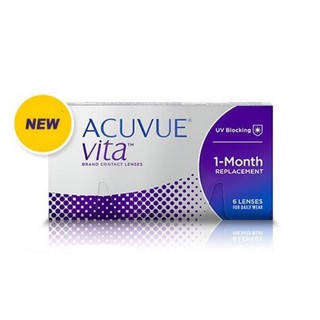 HỘP 06 KÍNH ÁP TRÒNG KHÔNG MÀU DÙNG 1 THÁNG ACUVUE VIA