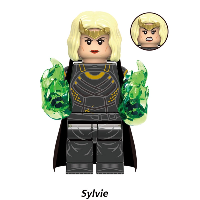 Đồ Chơi Khối Xây Dựng Nhân Vật Mobius Renslayer Super Heroes Sylvie Mini Cho Trẻ Em