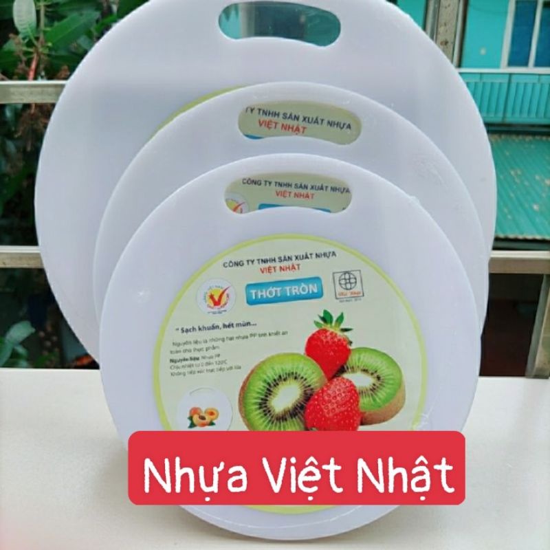 Thớt nhựa mỏng 0.6cm Việt Nhật các cỡ