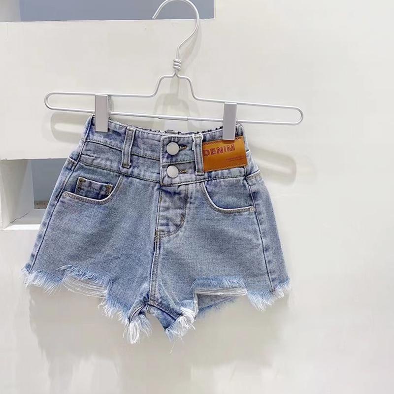 Quần Short Denim Thiết Kế Mới Thời Trang Mùa Hè Theo Phong Cách Hàn Quốc 2023