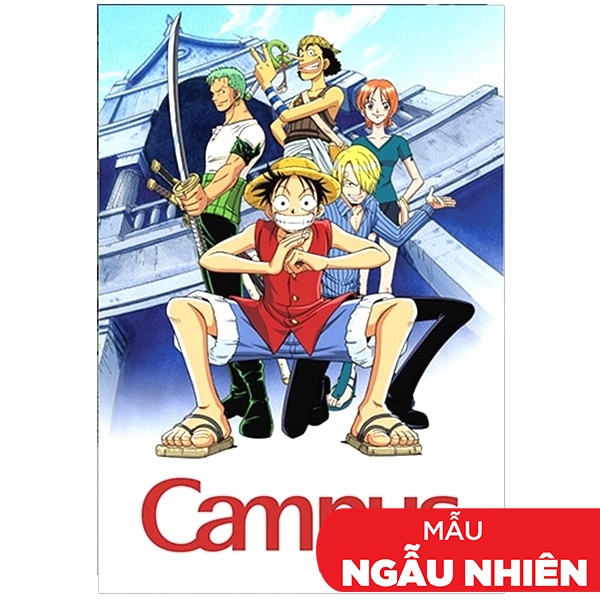 Vở One Piece Legend - B5 4 Ly Ngang 200 Trang ĐL 70g/m2 - Campus NB-BOPL200 (Mẫu Màu Giao Ngẫu Nhiên)