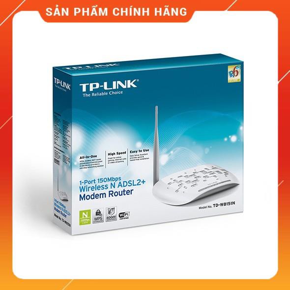 (Có sẵn) Bộ modem + wifi Tp Link TD W8151N _Siêu rẻ
