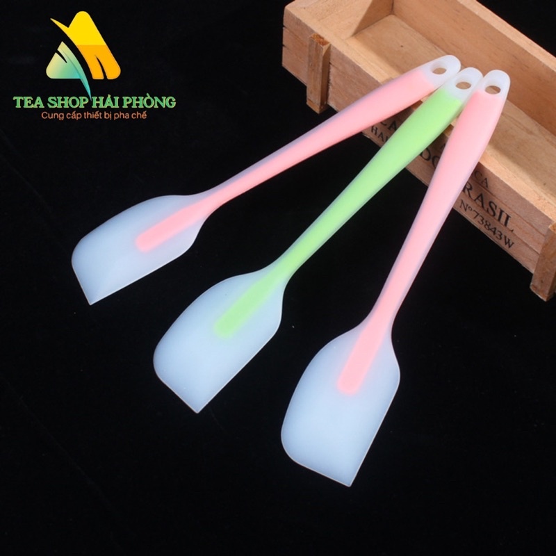 [GIÁ SỈ] Spatula - Phới Dẹt Silicon Trộn Bột, Vét Bột, Đánh Bột, Phết Kem - Phới Làm Bánh Chịu Nhiệt