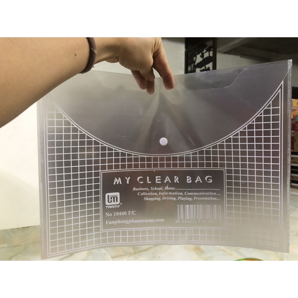 TÚI CLEAR BAG KHỔ F TRÀ MY 18440