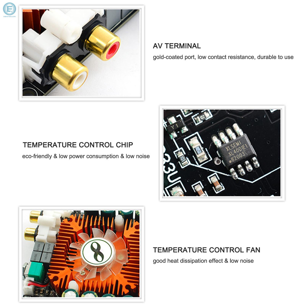 Ready in stock TDA7498E High Power Digital Power Amplifier Board 2.0 Hifi Stereo 160W*2 Support BTL DC 12V-32V Audio Amplifier Board