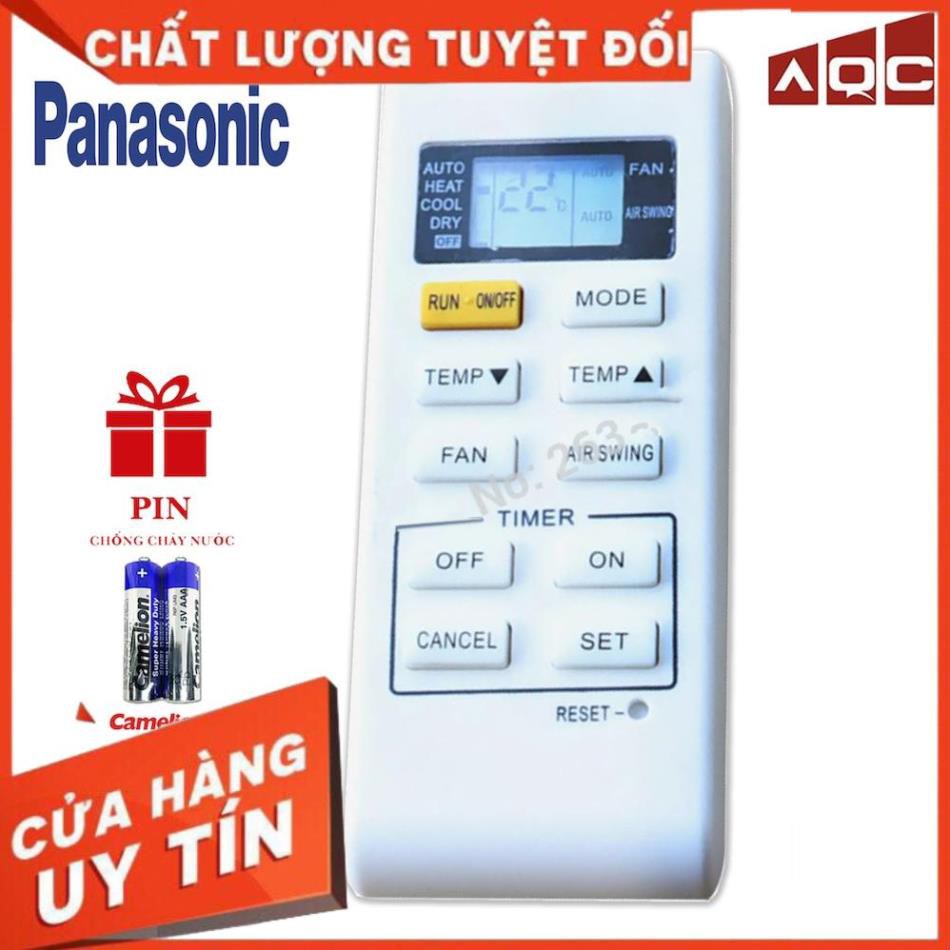 [Mã ELFLASH5 giảm 20K đơn 50K] Điều Khiển Điều hòa PANASONIC hàng chính hãng loại đẹp - Remote máy lạnh Panasonic