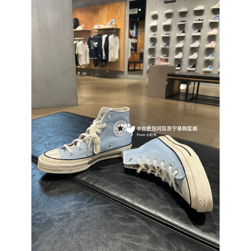 Giày Thể Thao Converse 1970s Vải canvas Màu Xanh Dương Thời Trang Mùa Hè Cho Nam Và Nữ-1583