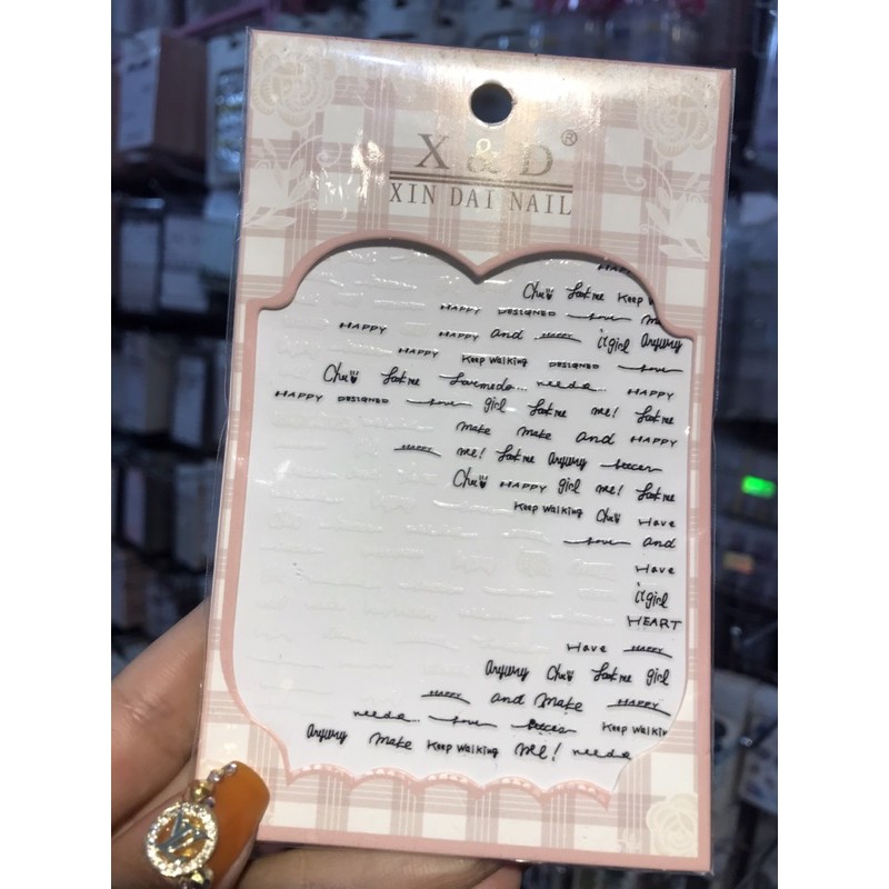Sticker Dán Móng [Thanh Vy Nail]