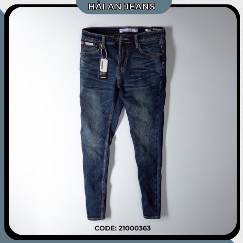 Quần jean Nam Cao cấp Xanh nhạt jean co giãn ống đứng