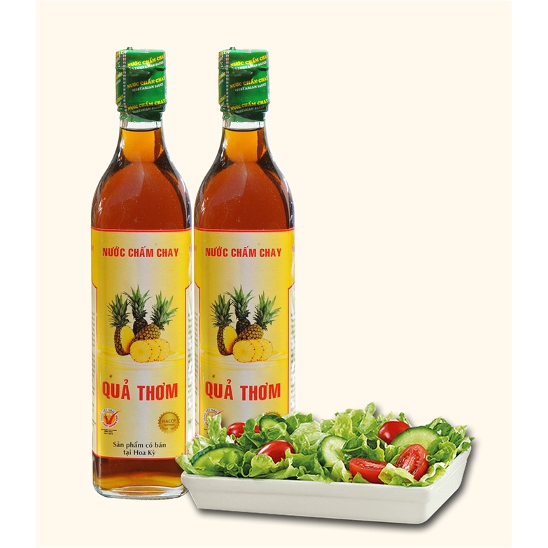 Nước mắm chay quả thơm Phan Thiết Mũi Né - Chai nhựa 500ml