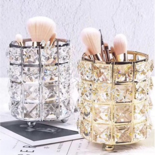 Cốc pha lê đựng cọ, đựng bút nail