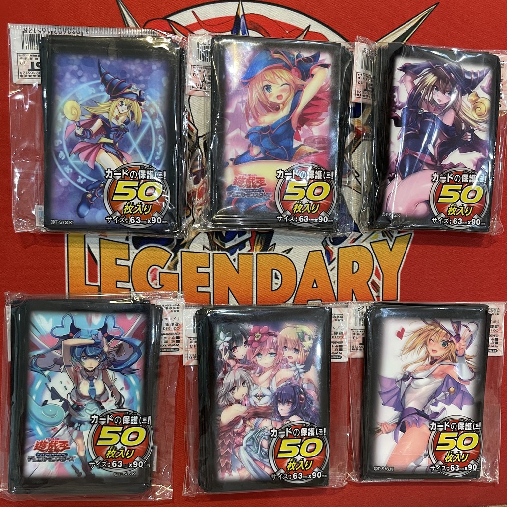[Phụ Kiện Yugioh] Sleeve Yugioh Kích Thước 63x90mm - Bọc Bài Yugioh, Vanguard, Pokemon Hình Anime, Wibu, Waifu