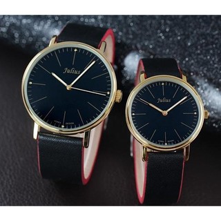 Đồng hồ unisex julius hàn quốc ja-814 ju1005 dây da