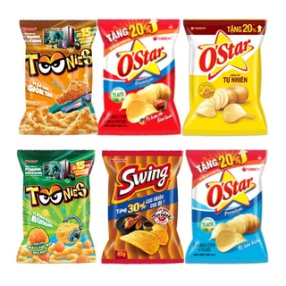 Lô 10 gói Snack khoai tây O star 36g nhiều vị