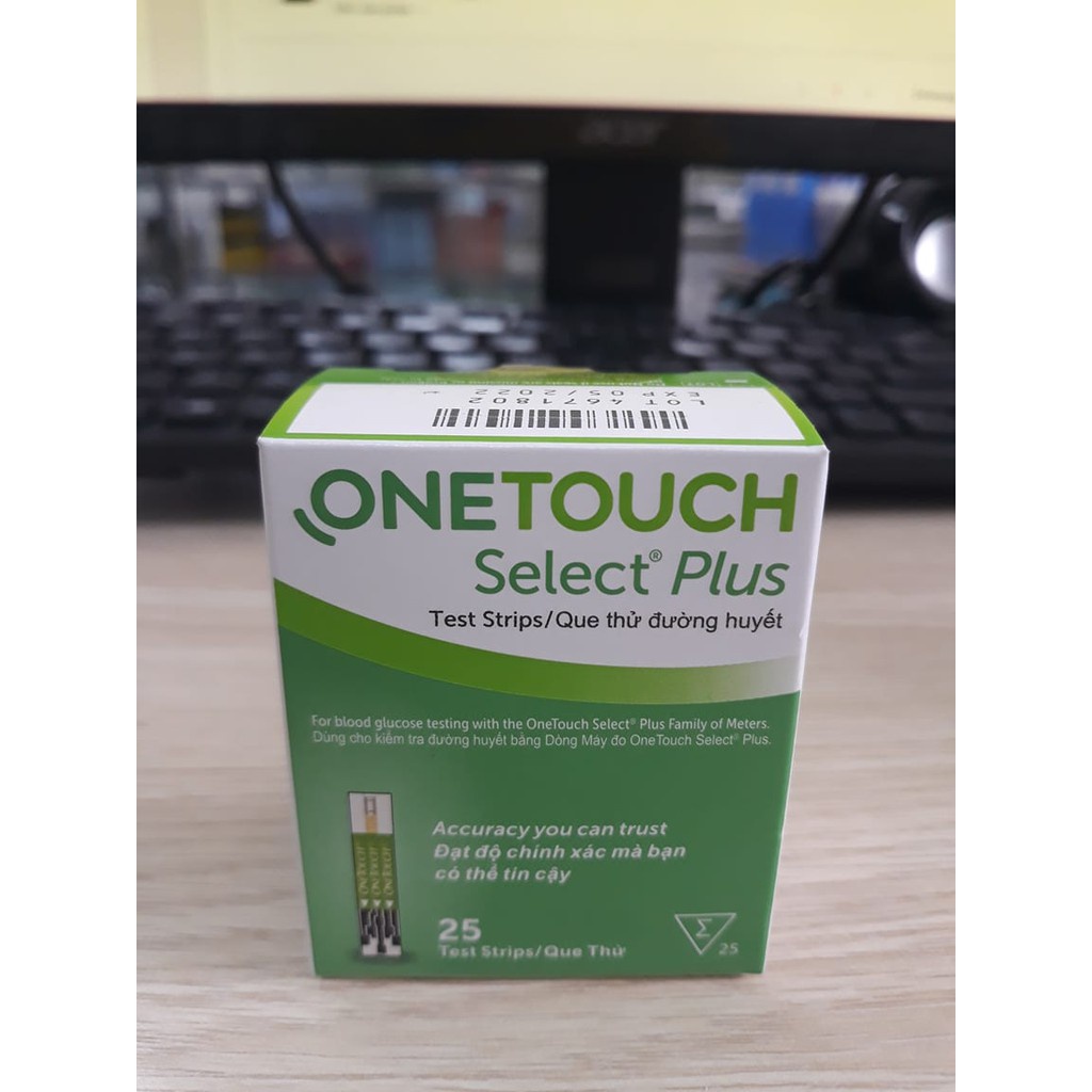 ✅ Que Thử Đường Huyết OneTouch Select Plus | (Date Xa) (One Touch) -VT0952