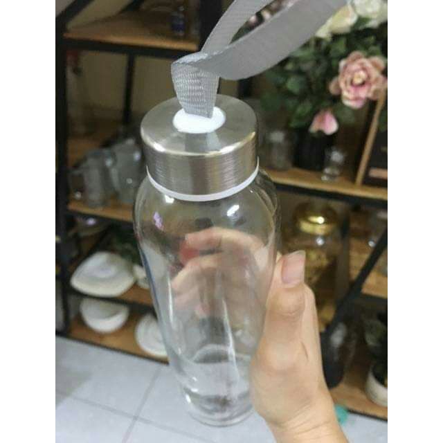 Bình DETOX Thủy Tinh 500ml có quai