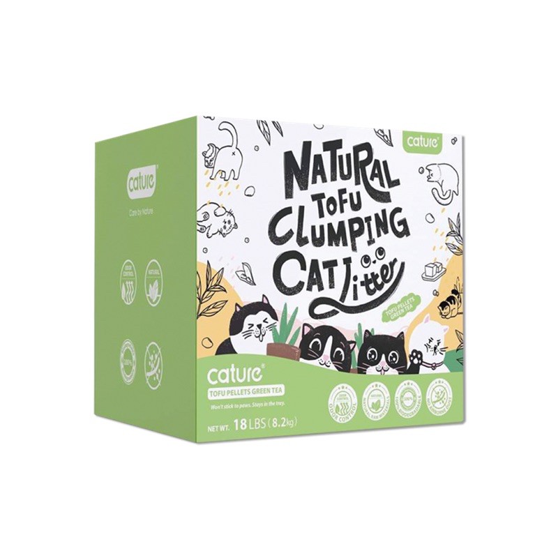 Cát vệ sinh đậu nành (tofu) CATUTE túi 6 lít