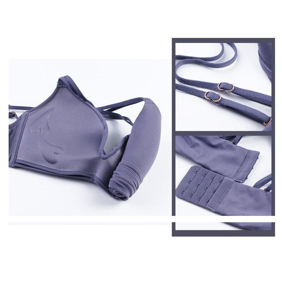 Set đồ lót không gọng nâng ngực nhẹ nhàng - Áo lót nữ nhún nơ thông hơi sexy shop BUKI