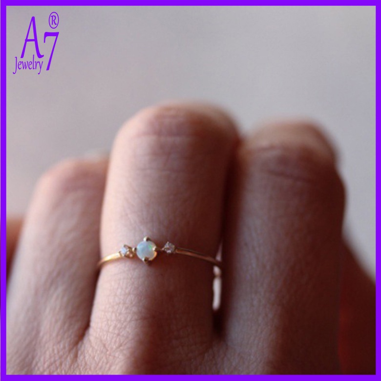 Nhẫn Opal Vàng Hồng 14K X5Y53