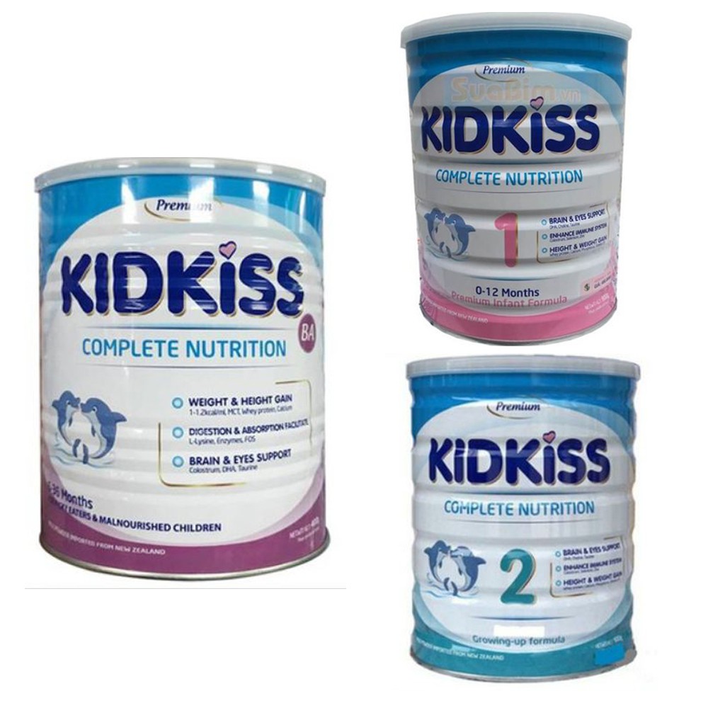 Sữa KidKiss 900g đủ số