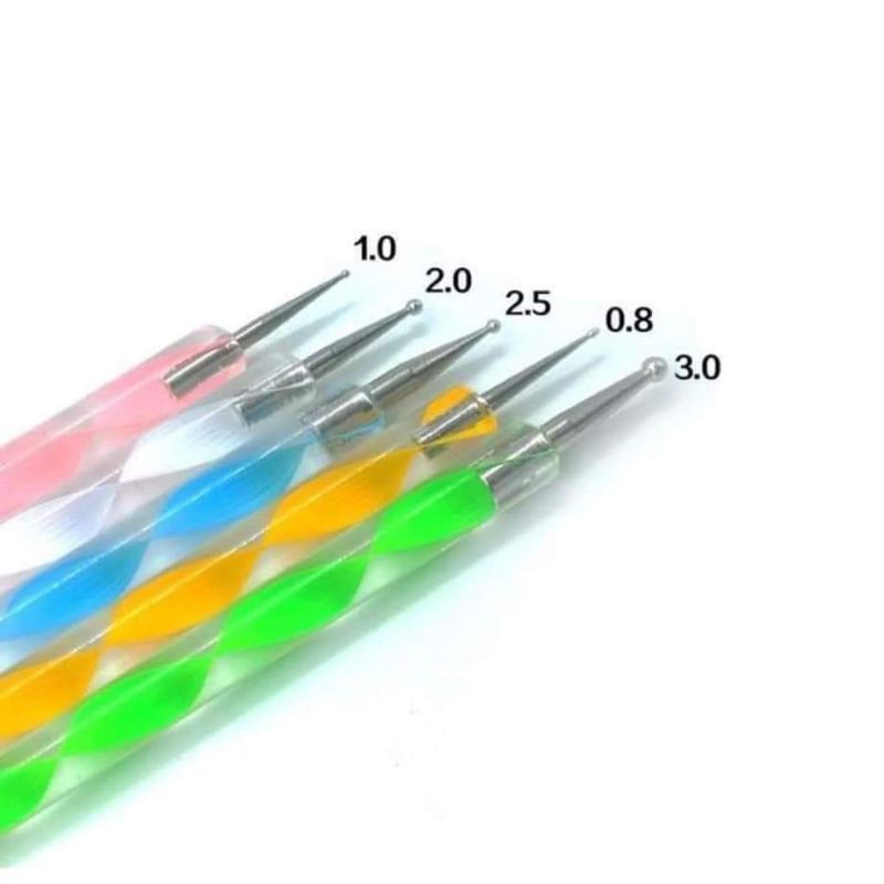 Set 4 cây chấm bi làm móng chuyên nghiệp trong bao bì