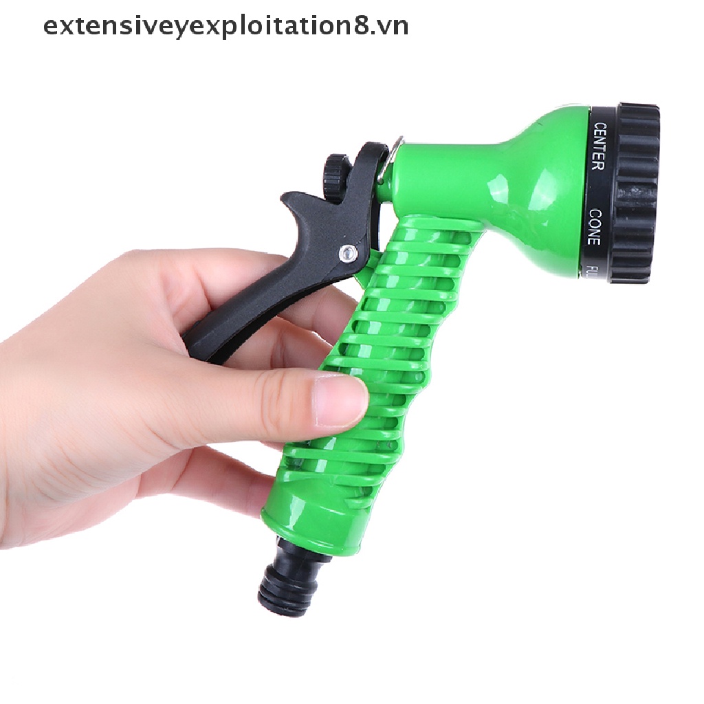 【extensive】 7 Function Garden  Hose Nozzle Water er Hoselock Gun With Soft Grip 【vn】